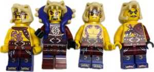 LEGO Minifigure Fun Pack Ninjago Villains display.