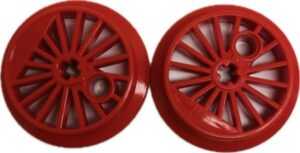 LEGO Trains Wheels Pack of 2 Red