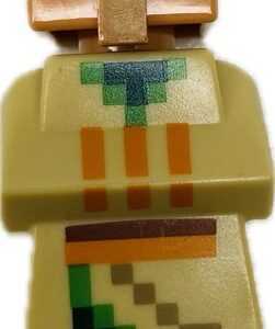 LEGO Minecraft Villager/Farmer Minifigure figure displayed.