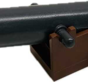 LEGO Cannon With Reddish Brown Base