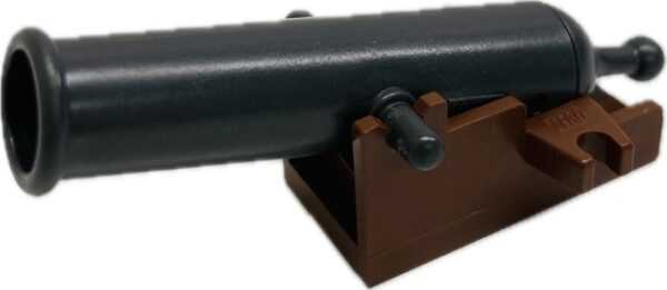 LEGO Cannon With Reddish Brown Base