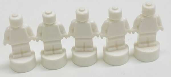 LEGO Statuette / Trophy Pack of 5 White