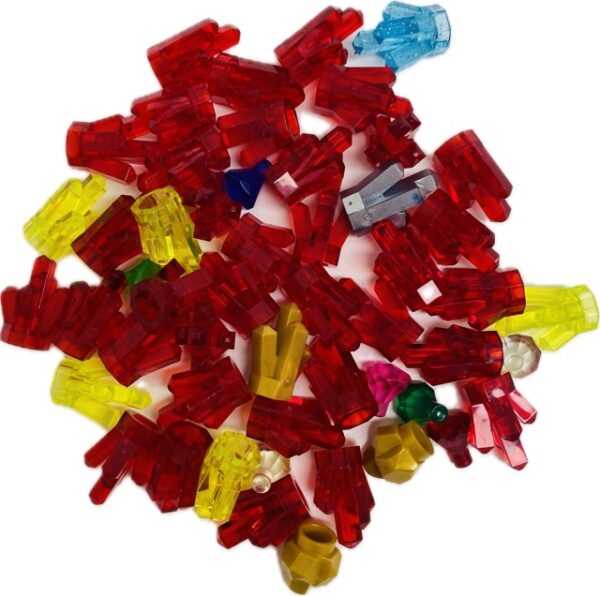 "LEGO Crystals Gems Jewels Gold Mixed Pack"