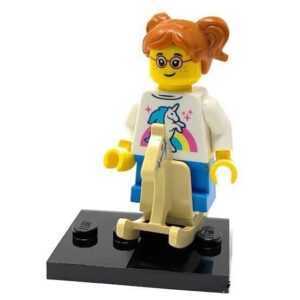 "LEGO Rockin’ Horse Rider Minifigure displayed"