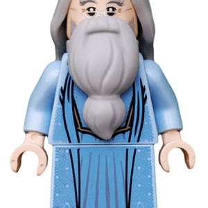 LEGO Harry Potter Albus Dumbledore Minifigure close-up.