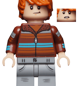 LEGO Harry Potter Ron Weasley Minifigure design.