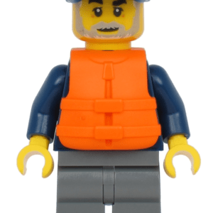 LEGO City Deep Sea Explorer Boat Captain Minifigure.