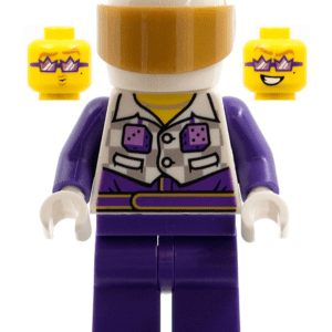 "LEGO City Stuntz Spotlight Minifigure display"