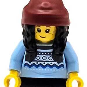 "LEGO City Child / Girl Minifigure on display"