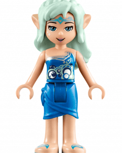 LEGO Elves Naida Riverheart Minidoll in vibrant colors.