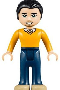 "LEGO Friends Luis Minidoll with colorful features."