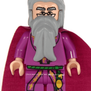 LEGO Harry Potter Albus Dumbledore Minifigure displayed.