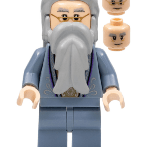 "LEGO Harry Potter Albus Dumbledore Minifigure displayed"