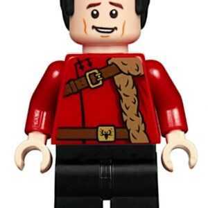 "LEGO Harry Potter Viktor Krum Minifigure displayed"