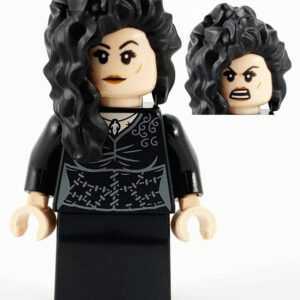 "LEGO Harry Potter Bellatrix Lestrange Minifigure display"