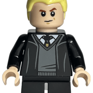 LEGO Harry Potter Draco Malfoy Minifigure displayed.