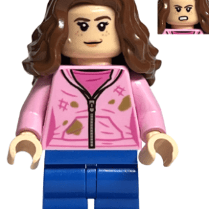 LEGO Harry Potter Hermione Granger Minifigure standing proudly.