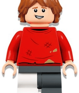 LEGO Harry Potter Ron Weasley Minifigure detail.