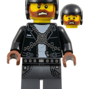 "LEGO Hidden Side Dwayne Minifigure smiling"