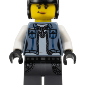 "LEGO Hidden Side Joey Minifigure figure displayed"