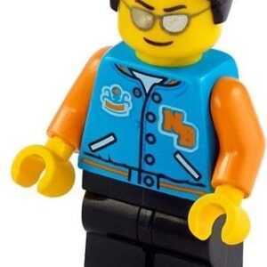 LEGO Ideas Letter Jacket Man Minifigure displayed.