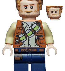 "LEGO Jurassic World Owen Grady Minifigure figure"