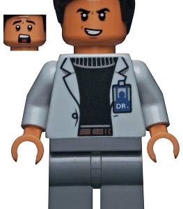 "LEGO Jurassic World Dr. Henry Wu Minifigure"