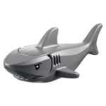 "LEGO Animal Shark toy set displayed creatively."