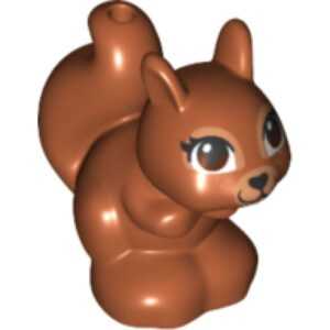 "LEGO Friends Elves Animal Squirrel - Dark Orange"