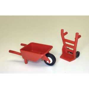 "LEGO Minifigure Hand Truck and Wheelbarrow Pack"