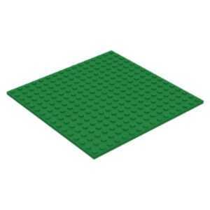 "LEGO Plate 16×16 Green in bright color"