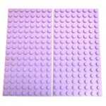 "LEGO Plate 8×16 Pack Of 2 Lavender"