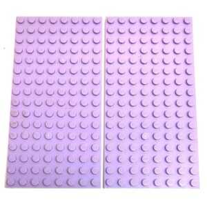 "LEGO Plate 8×16 Pack Of 2 Lavender"