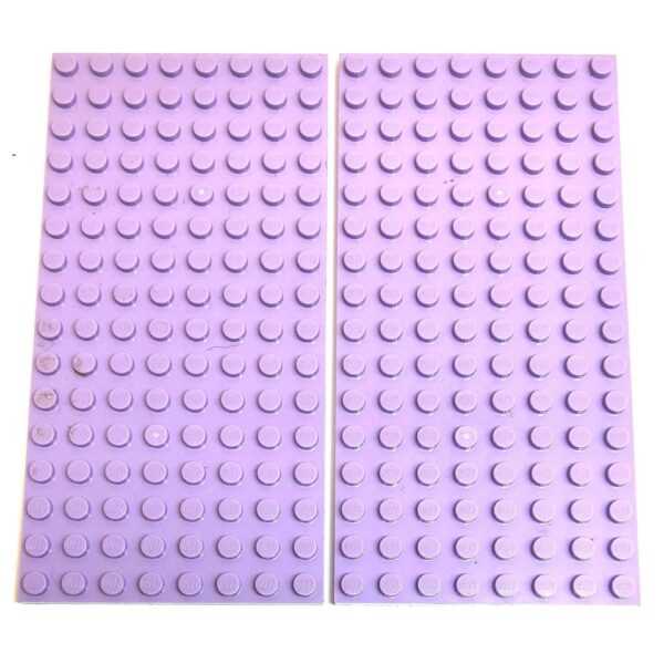 "LEGO Plate 8×16 Pack Of 2 Lavender"