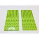 LEGO Plate 8×16 Pack Of 2 Lime product image.