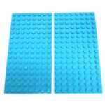 "LEGO Plate 8×16 Pack Of 2 Medium Azure"