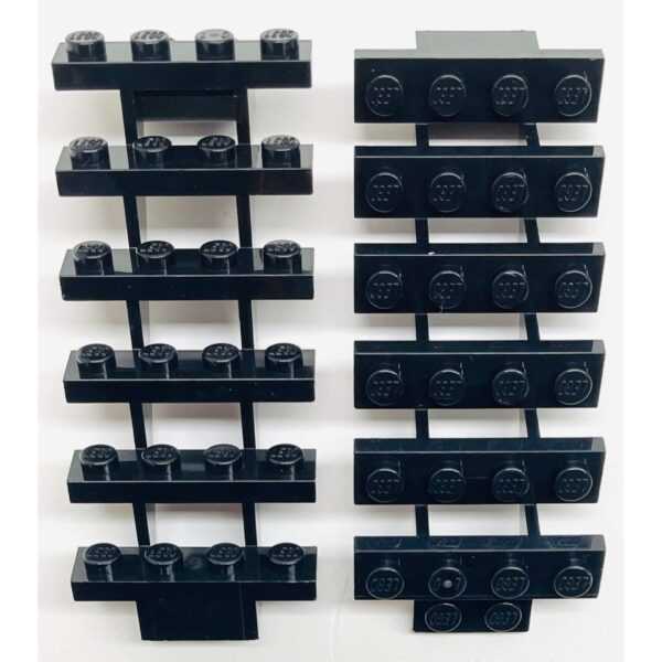 "LEGO Stairs Pack Of 2 Black displayed"