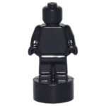 "LEGO Statuette / Trophy Black displayed elegantly."