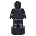 LEGO Statuette / Trophy Black on display.