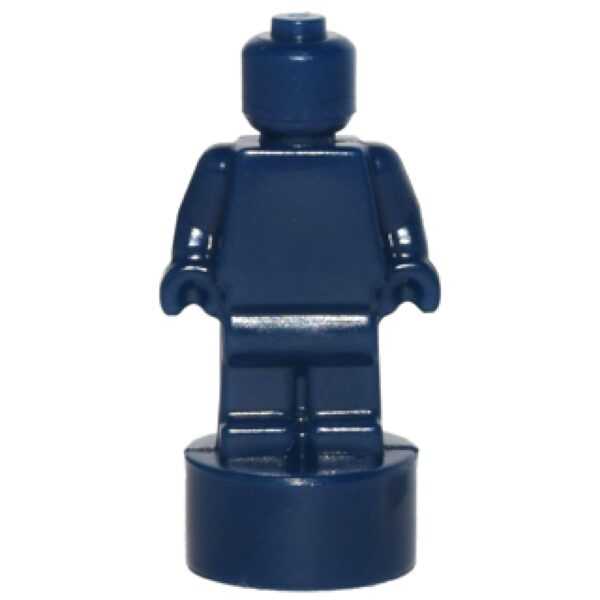 "LEGO Statuette / Trophy Dark Blue displayed"