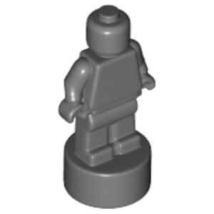 "LEGO Statuette / Trophy Dark Bluish Grey"