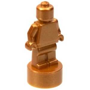 "LEGO Statuette / Trophy Metallic Copper design"