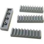 "LEGO Technic Gear Rack 1×4 Light Bluish Grey"