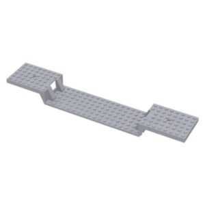 "LEGO Train Base 6x34 in light bluish grey"