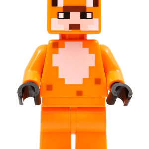 LEGO Minecraft Fox Skin Minifigure display image.