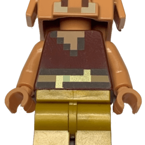 LEGO Minecraft Piglin Minifigure in vibrant colors