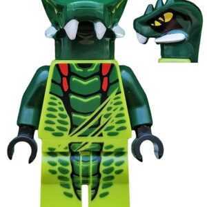 "LEGO Ninjago Lizaru Minifigure in action"