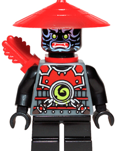 LEGO Ninjago Stone Army Scout Minifigure displayed.