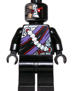 "LEGO Ninjago Nindroid Droid Minifigure display"