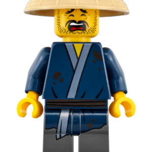 "LEGO Ninjago Ham Minifigure with detailed accessories."